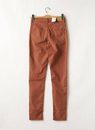 Pantalon slim stretch taille normale marron KANOPE femme