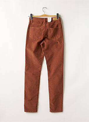 Pantalon slim stretch taille normale marron KANOPE femme