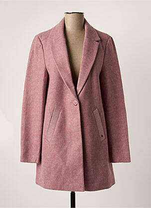 Manteau long rose LEE COOPER pour femme