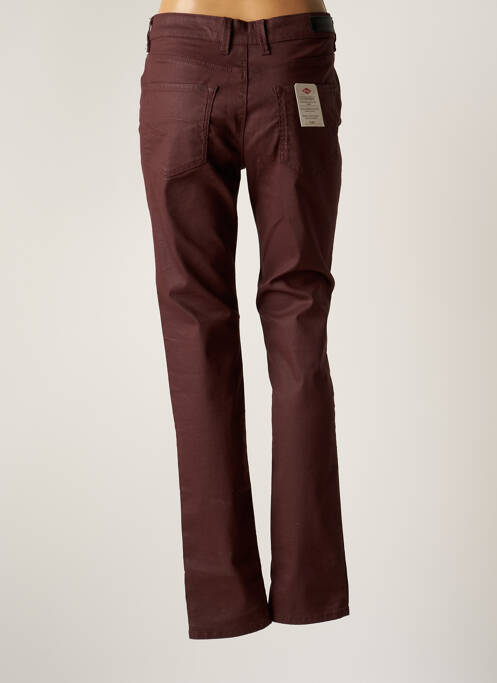 Pantalon slim tissage enduit taille normale rouge LEE COOPER femme