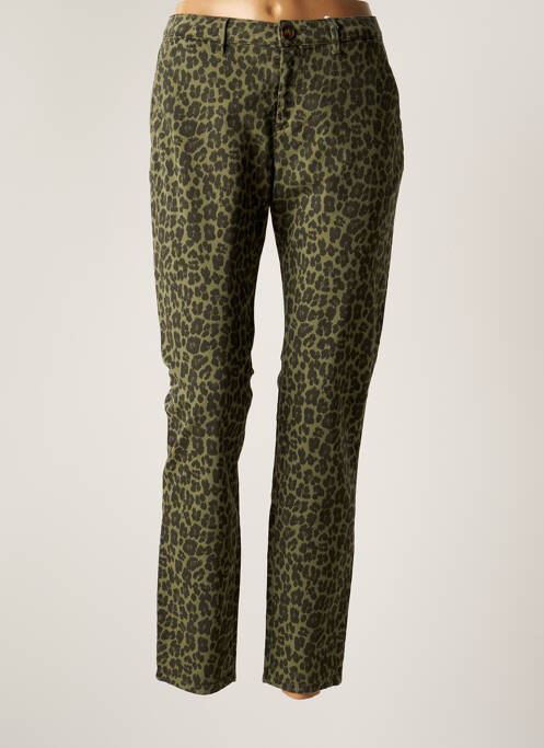 Pantalon chino vert KANOPE pour femme