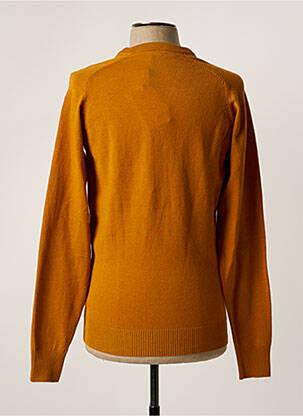 Pull col v manches longues jaune LOIS homme
