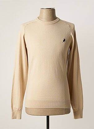 Pull stretch manches longues beige LOIS homme