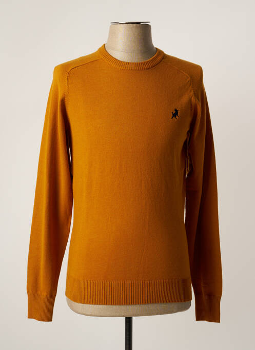 Pull stretch manches longues jaune LOIS homme