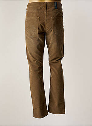 Pantalon droit taille normale taille normale marron REDMAN homme