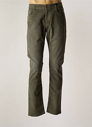 Pantalon droit taille normale taille normale vert REDMAN homme