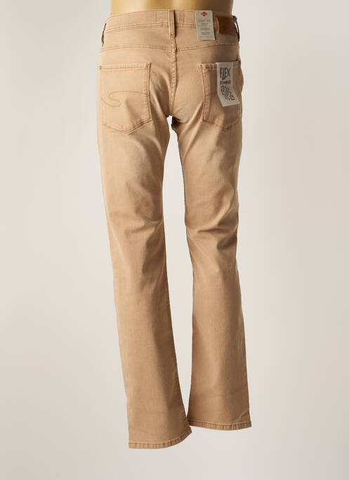Pantalon droit tissage chiné taille normale beige LEE COOPER homme
