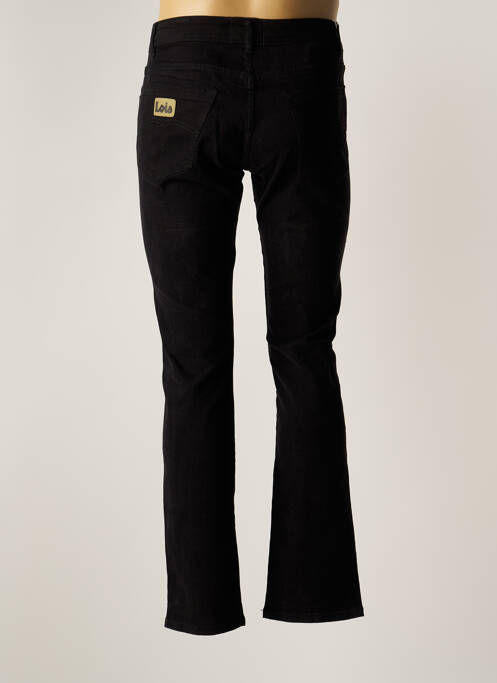 Pantalon droit noir LOIS pour homme