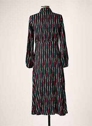 Robe mi-longue manches longues manches longues noir COMPAÑIA FANTASTICA femme