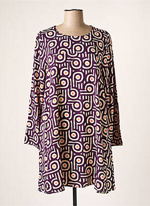 Robe courte violet COMPAÑIA FANTASTICA pour femme