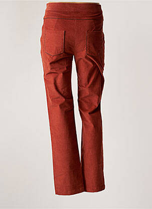Pantalon droit stretch taille normale marron PRINCESSE NOMADE femme