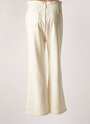 Pantalon flare stretch taille normale beige ANDY & LUCY femme