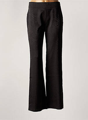 Pantalon droit taille normale taille normale noir ANDY & LUCY femme