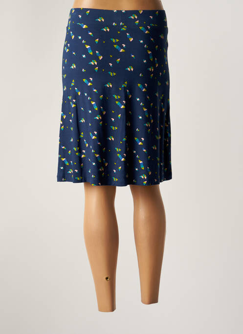 Jupe mi-longue bleu PRINCESSE NOMADE pour femme