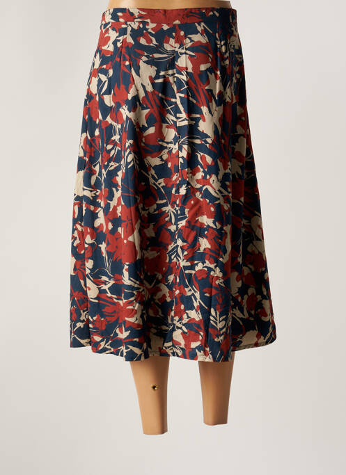 Jupe mi-longue rouge PRINCESSE NOMADE pour femme