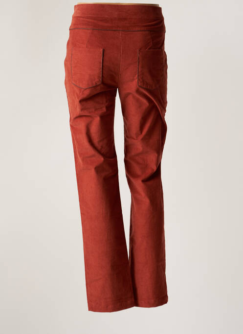 Pantalon droit marron PRINCESSE NOMADE pour femme