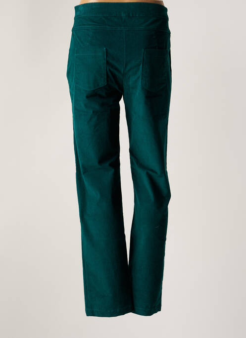 Pantalon droit vert PRINCESSE NOMADE pour femme