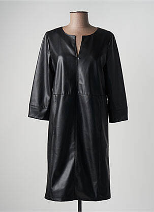 Robe mi-longue manches 3/4 manches 3/4 noir STREET ONE femme