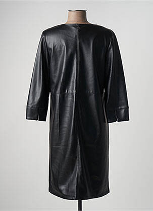 Robe mi-longue manches 3/4 manches 3/4 noir STREET ONE femme