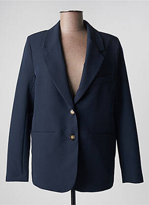 Blazer fausses poches bleu GEISHA femme