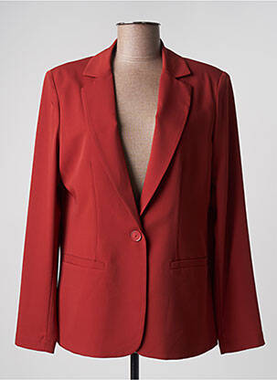 Blazer fausses poches rouge PLEASE femme