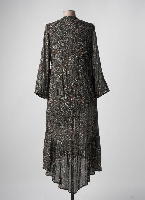 Robe longue vert NEKANE pour femme