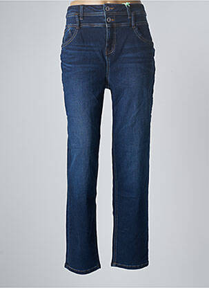 Jeans coupe droite stretch taille normale bleu STREET ONE femme