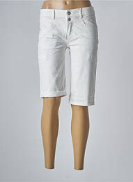 Bermuda coupe droite taille normale beige STREET ONE femme