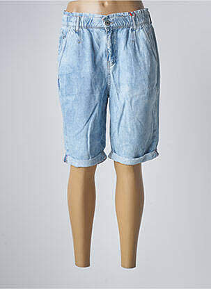 Bermuda taille élastique taille normale bleu STREET ONE femme