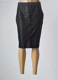Jupe mi-longue taille normale noir GEISHA femme