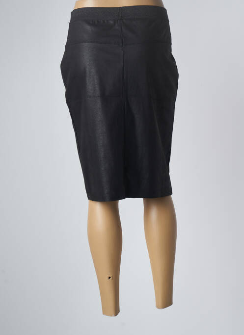 Jupe mi-longue noir GEISHA pour femme