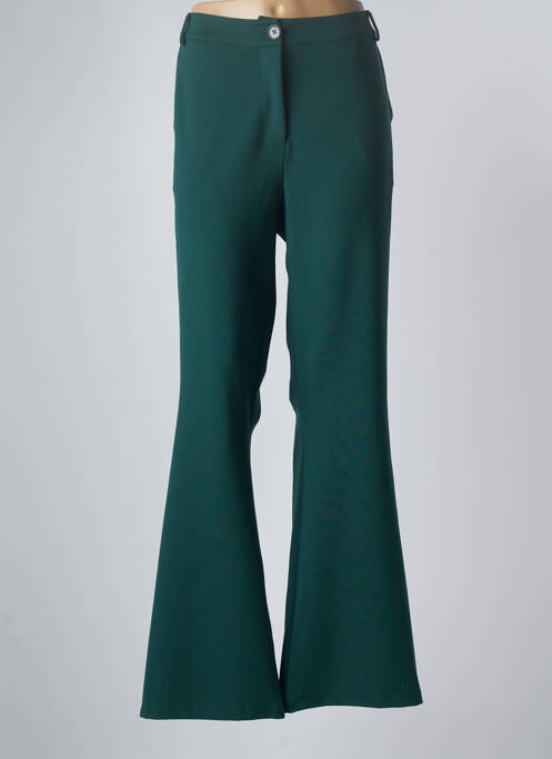 Pantalon flare vert GEISHA pour femme