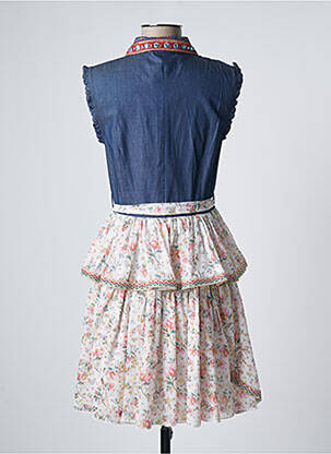 Robe courte sans manche sans manche bleu AMUSE femme