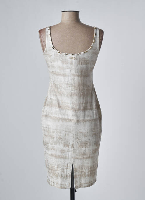 Robe courte beige ANGELO MARANI pour femme