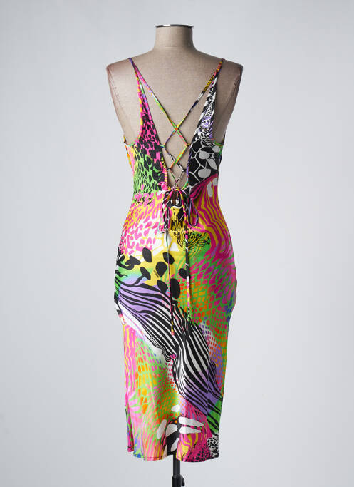 Robe mi-longue rose FRACOMINA pour femme