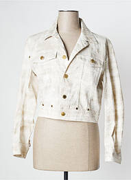 Veste casual poches beige ANGELO MARANI femme