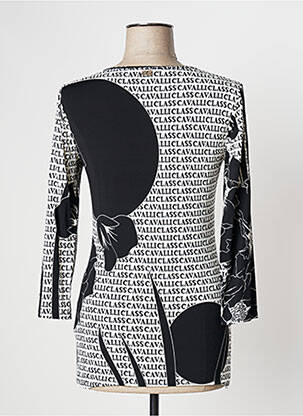 Top manches longues manches longues noir CAVALLI femme