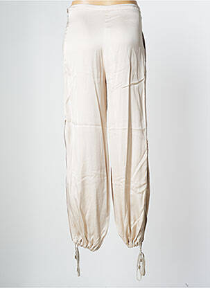 Pantalon droit taille normale taille normale beige TRICOT CHIC femme
