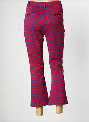 Pantacourt stretch taille normale rouge FRACOMINA femme
