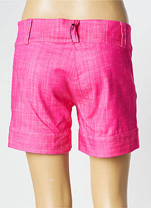 Short fermeture zippée sous rabat boutonné taille normale rose TRICOT CHIC femme