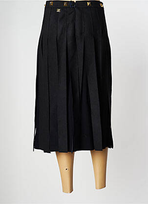 Jupe mi-longue stretch noir CAVALLI femme