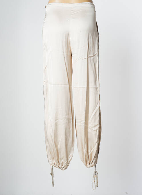 Pantalon droit taille normale taille normale beige TRICOT CHIC femme