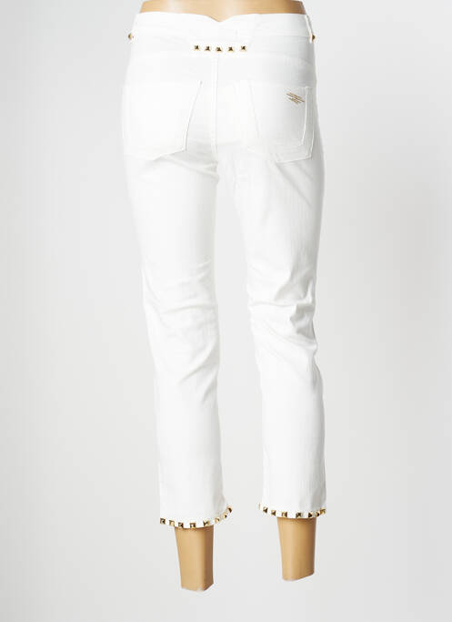Pantacourt stretch taille normale beige ANGELO MARANI femme