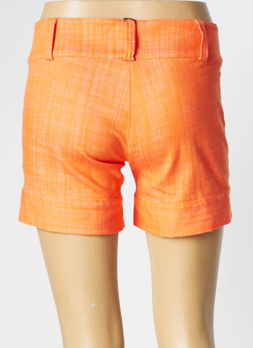Short orange TRICOT CHIC pour femme