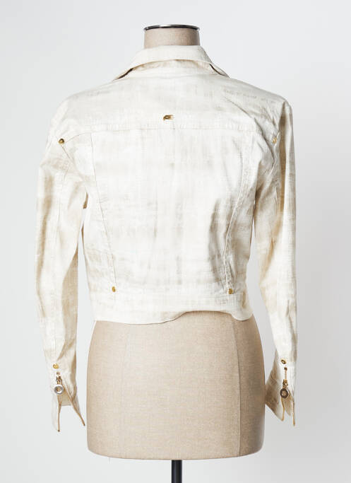 Veste casual beige ANGELO MARANI pour femme