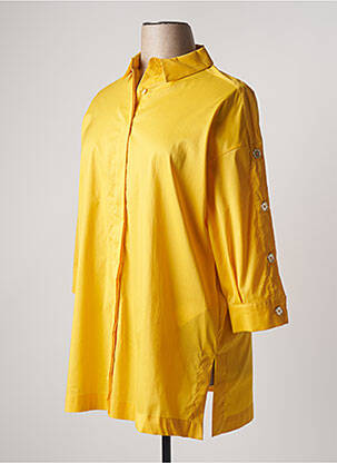 Tunique manches longues col chemisier jaune MARINA RINALDI femme