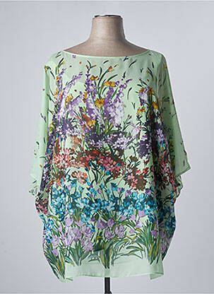 Top manches courtes manches courtes vert MARINA RINALDI femme
