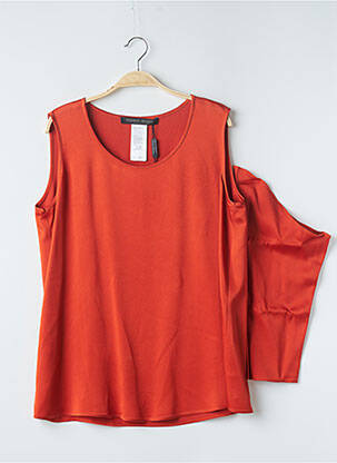 Top sans manche sans manche orange MARINA RINALDI femme