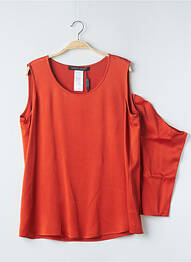 Top sans manche sans manche orange MARINA RINALDI femme