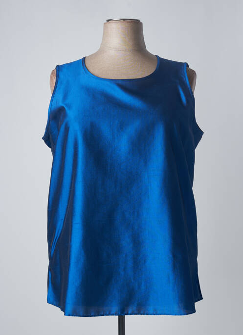 Top sans manche sans manche bleu MARINA RINALDI femme